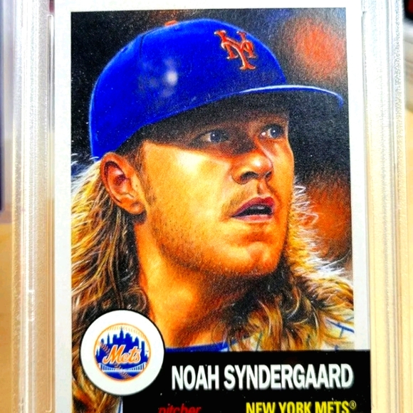 2018 Topps Living Set Noah Syndergaard PSA 9 GM/MT - Picture 2 of 4